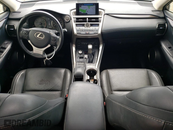 2016 Lexus NX 200t with VIN JTJBARBZ3G2055821, listed as a Copart auction lot 53567455 with 52,458 mi miles and Salvage title. Bid and sale history available at DreamBid. Image 8.
