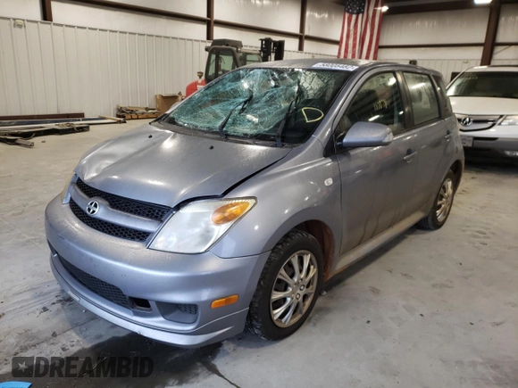 2006 Scion xA with VIN JTKKT624X65014043, listed as a Copart auction lot 58005482 with 187,078 mi miles and Salvage Title. Bid and sale history available at carsss.com. Image 2.
