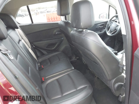 2016 Chevrolet Trax LTZ with VIN 3GNCJRSB3GL161721, listed as a IAAI auction lot 41877282 with 108,709 mi miles. Bid and sale history available at carsss.com. Image 8.