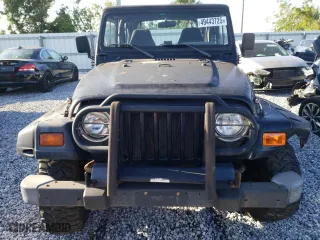 1999 Jeep Wrangler Sport with VIN 1J4FY19S6XP483793, listed as a Copart auction lot 49443725 with 118,225 mi miles and Clean Title. Bid and sale history available at carsss.com. Image 5.