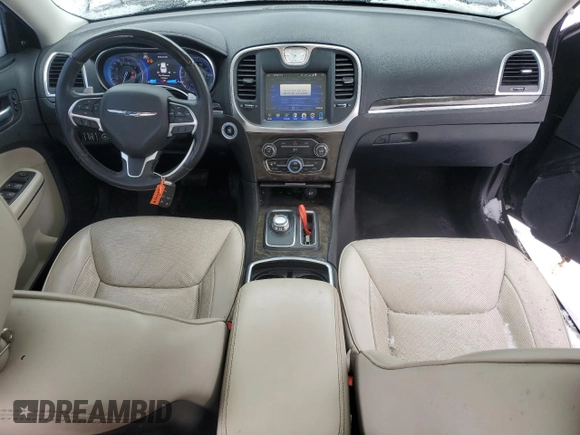 2015 Chrysler 300 C with VIN 2C3CCAET3FH802449, listed as a Copart auction lot 44647285 with 123,358 mi miles and Salvage Title. Bid and sale history available at DreamBid. Image 8.