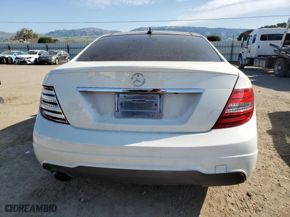 2012 Mercedes-Benz C-Class C 250 with VIN WDDGJ4HB8CF802876, listed as a Copart auction lot 48554275 with 170,669 mi miles and Salvage Title. Bid and sale history available at carsss.com. Image 6.