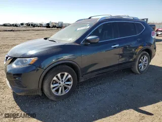 2016 Nissan Rogue SV with VIN KNMAT2MT7GP721008, listed as a Copart auction lot 48559485 with 187,319 mi miles and Salvage Title. Bid and sale history available at carsss.com. Image 1.