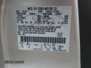 2006 Ford Escape Hybrid with VIN 1FMCU95H86KA52599, listed as a Copart auction lot 81271374 with 188,355 mi miles and Salvage title. Bid and sale history available at DreamBid. Image 14.