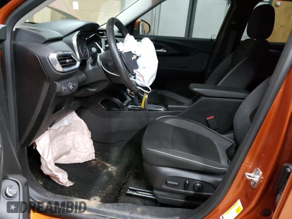 2022 Chevrolet TrailBlazer LT with VIN KL79MRSL4NB090625, listed as a Copart auction lot 56921404 with 25,406 mi miles and Salvage Title. Bid and sale history available at DreamBid. Image 7.