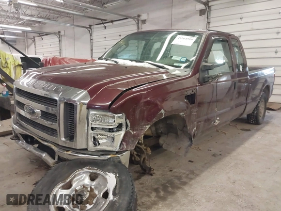 2008 Ford Super Duty F-250 SRW XL with VIN 1FTSX21YX8EB06622, listed as a IAAI auction lot 41264599 with 163,992 mi miles. Bid and sale history available at carsss.com. Image 16.