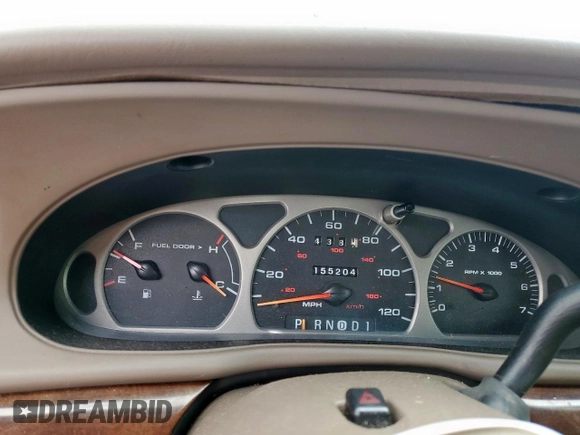 1999 Mercury Sable GS with VIN 1MEFM50U1XA644365, listed as a Copart auction lot 55881515 with 155,204 mi miles and Clean Title. Bid and sale history available at DreamBid. Image 9.
