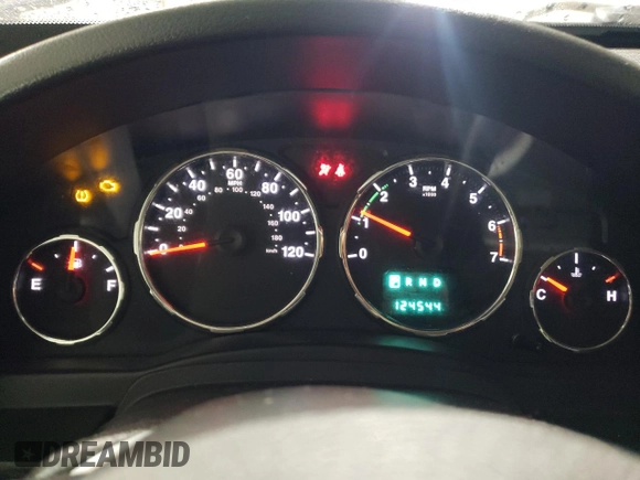 2012 Jeep Liberty Sport Latitude with VIN 1C4PJMAK9CW175674, listed as a Copart auction lot 43762395 with 124,544 mi miles and Salvage Title. Bid and sale history available at carsss.com. Image 9.