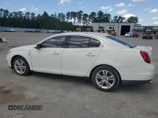 2010 Lincoln MKS with VIN 1LNHL9DR0AG615403, listed as a Copart auction lot 55128235 with 168,209 mi miles and Clean Title. Bid and sale history available at DreamBid. Image 2.