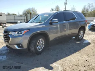 2021 Chevrolet Traverse LT Cloth with VIN 1GNEVGKW1MJ218263, listed as a Copart auction lot 48031995 with 84,124 mi miles and Non Repairable. Bid and sale history available at carsss.com. Image 1.