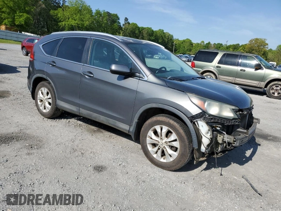 2013 Honda CR-V EX-L with VIN 2HKRM4H71DH680763, listed as a Copart auction lot 52959265 with 202,362 mi miles and Salvage Title. Bid and sale history available at carsss.com. Image 4.