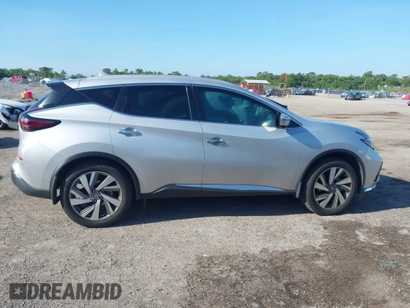 2020 Nissan Murano SL with VIN 5N1AZ2CJ6LN105493, listed as a IAAI auction lot 42487436 with 27,099 mi miles and . Bid and sale history available at DreamBid. Image 13.
