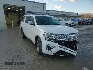2020 Ford Expedition Max Platinum with VIN 1FMJK1MT1LEA32709, listed as a Copart auction lot 47017895 with 74,845 mi miles and Salvage title. Bid and sale history available at DreamBid. Image 14.