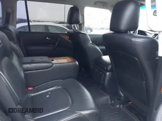2011 Infiniti QX56 7-passenger with VIN JN8AZ2NF9B9501104, listed as a IAAI auction lot 40966019 with 167,227 mi miles and . Bid and sale history available at DreamBid. Image 8.