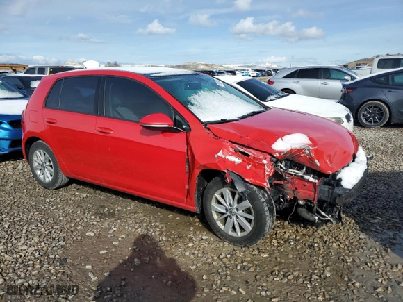 2016 Volkswagen Golf TSI SE with VIN 3VW217AU9GM041943, listed as a Copart auction lot 47987635 with 111,289 mi miles and Salvage Title. Bid and sale history available at carsss.com. Image 4.