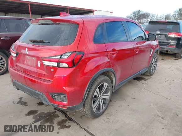 2021 Mitsubishi Outlander Sport SE with VIN JA4APVAU1MU001312, listed as a IAAI auction lot 41200173 with 93,416 mi miles. Bid and sale history available at carsss.com. Image 4.