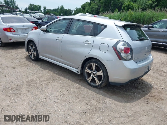 2009 Pontiac Vibe GT with VIN 5Y2SR67029Z437093, listed as a IAAI auction lot 42479856 with 85,603 mi miles and . Bid and sale history available at DreamBid. Image 3.