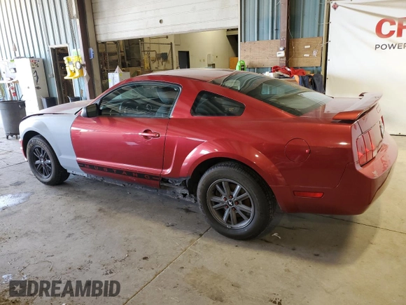 2005 Ford Mustang Deluxe with VIN 1ZVFT80N255148461, listed as a Copart auction lot 54378275 with 169,599 mi miles and Clean Title. Bid and sale history available at carsss.com. Image 2.