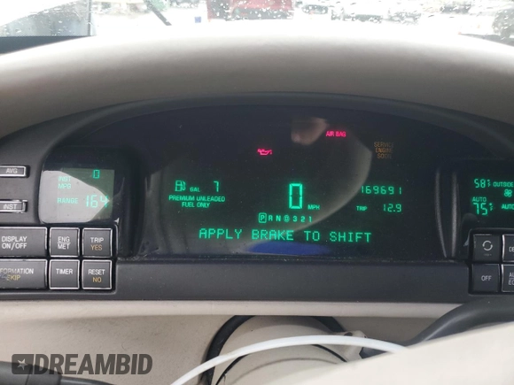 1998 Cadillac DeVille DHS z VIN 1G6KE54Y8WU764383, wystawiony jako Copart lot #43443235 z przebiegiem 169 691 mil mil oraz Szkoda całkowita • Salvage title. Historia ofert i sprzedaży dostępna na DreamBid. Obrazek 9.