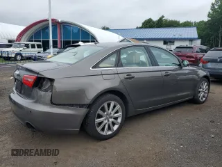 2013 Audi A6 Premium Plus with VIN WAUGFAFC8DN077189, listed as a Copart auction lot 64370265 with 123,556 mi miles and Salvage title. Bid and sale history available at DreamBid. Image 3.
