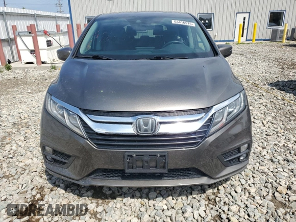 2020 Honda Odyssey EX with VIN 5FNRL6H5XLB030260, listed as a Copart auction lot 63416575 with 71,238 mi miles and Salvage title. Bid and sale history available at DreamBid. Image 5.