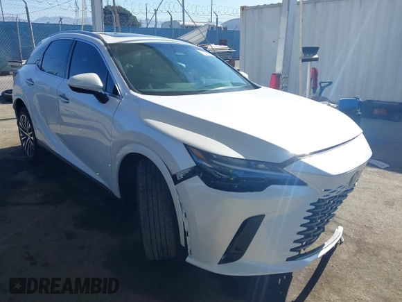 2024 Lexus RX 350 with VIN 2T2BAMBA0RC028513, listed as a IAAI auction lot 42217962 with 10,740 mi miles and . Bid and sale history available at DreamBid. Image 1.