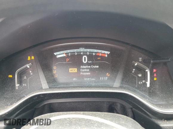 2017 Honda CR-V EX with VIN 5J6RW2H58HL066737, listed as a Copart auction lot 75921704 with 101,411 mi miles and Salvage Title. Bid and sale history available at carsss.com. Image 9.