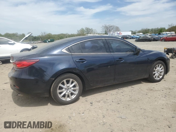 2016 Mazda 6 i Sport with VIN JM1GJ1U59G1436258, listed as a Copart auction lot 54241895 with 132,125 mi miles and Clean Title. Bid and sale history available at DreamBid. Image 3.
