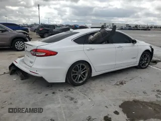 2019 Ford Fusion Hybrid Titanium with VIN 3FA6P0RU4KR155929, listed as a Copart auction lot 46253875 with 0 mi miles and Non Repairable. Bid and sale history available at carsss.com. Image 3.