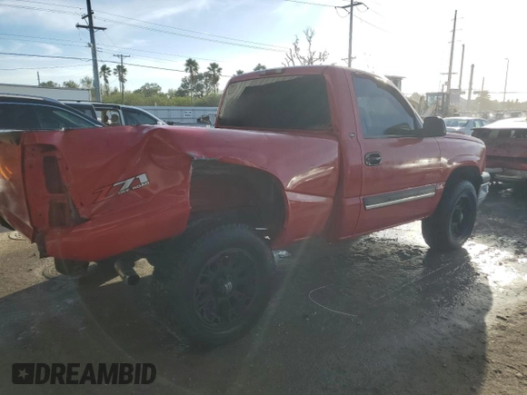 2003 Chevrolet Silverado 1500 LS with VIN 1GCEK14T33Z191293, listed as a Copart auction lot 76403634 with Not Provided miles and Salvage Title. Bid and sale history available at DreamBid. Image 3.