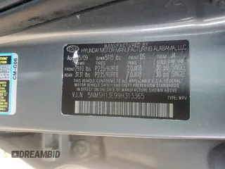 2009 Hyundai Santa Fe Limited z VIN 5NMSH13E99H313365, wystawiony jako Copart lot #63736905 z przebiegiem 152 151 mil mil oraz Szkoda całkowita • Salvage title. Historia ofert i sprzedaży dostępna na DreamBid. Obrazek 13.