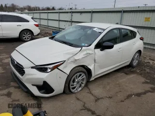 2024 Subaru Impreza with VIN JF1GUABC4R8288223, listed as a Copart auction lot 46392735 with 7,414 mi miles and Salvage Title. Bid and sale history available at carsss.com. Image 1.