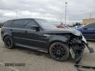 2017 Land Rover Range Rover Sport HSE with VIN SALWR2FK1HA673690, listed as a Copart auction lot 50484525 with 123,544 mi miles and Salvage Title. Bid and sale history available at carsss.com. Image 4.