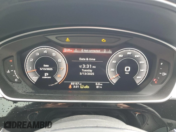 2019 Audi A8 z VIN WAU8DAF88KN004066, wystawiony jako Copart lot #56928395 z przebiegiem 93 157 mil mil oraz Czysty tytuł • Clean title. Historia ofert i sprzedaży dostępna na DreamBid. Obrazek 9.