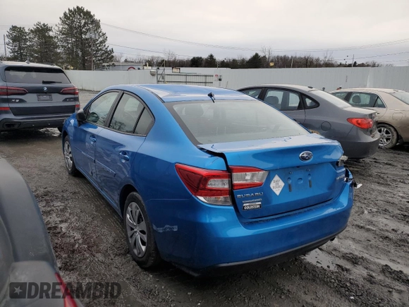 2021 Subaru Impreza with VIN 4S3GKAB61M3606184, listed as a Copart auction lot 35901933 with 21,006 mi miles. Bid and sale history available at carsss.com. Image 2.
