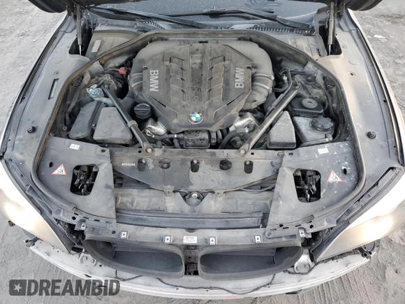 2012 BMW 7 Series 750Li with VIN WBAKB8C59CC964363, listed as a Copart auction lot 89381095 with 103,010 mi miles and Salvage Title. Bid and sale history available at carsss.com. Image 11.
