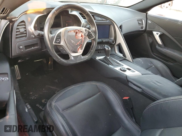 2019 Chevrolet Corvette 1LT with VIN 1G1YB2D75K5120858, listed as a Copart auction lot 76556084 with 28,932 mi miles and Salvage Title. Bid and sale history available at carsss.com. Image 8.