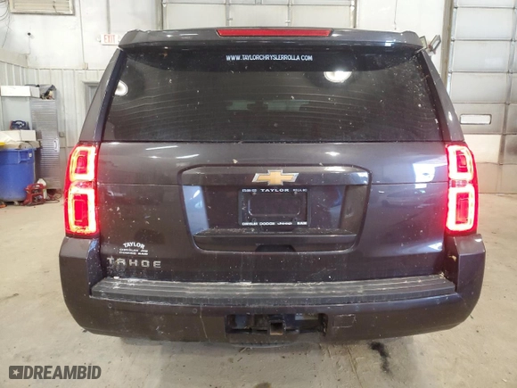 2018 Chevrolet Tahoe LS with VIN 1GNSKAKC0JR258071, listed as a Copart auction lot 49054535 with 136,406 mi miles and Salvage Title. Bid and sale history available at carsss.com. Image 6.