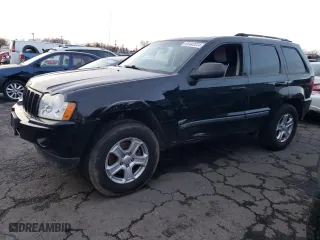 2007 Jeep Grand Cherokee Laredo with VIN 1J8GR48K17C543067, listed as a Copart auction lot 84442224 with 125,446 mi miles and Salvage Title. Bid and sale history available at carsss.com. Image 1.