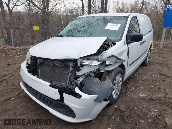 2014 Ram Cargo Van Tradesman with VIN 2C4JRGAG3ER379961, listed as a IAAI auction lot 41554581 with 186,198 mi miles. Bid and sale history available at carsss.com. Image 2.