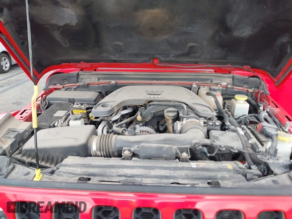 2021 Jeep Gladiator Rubicon with VIN 1C6JJTBGXML572976, listed as a IAAI auction lot 42134909 with 35,612 mi miles and . Bid and sale history available at DreamBid. Image 10.