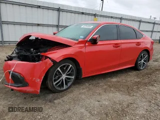 2024 Honda Civic Sedan Touring with VIN 2HGFE1F91RH329792, listed as a Copart auction lot 42254855 with 10,540 mi miles and Salvage Title. Bid and sale history available at carsss.com. Image 1.