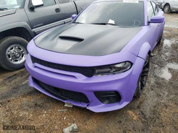 2020 Dodge Charger Scat Pack with VIN 2C3CDXGJ5LH254851, listed as a Copart auction lot 37167262 with 33,065 mi miles and Salvage Title. Bid and sale history available at carsss.com. Image 9.