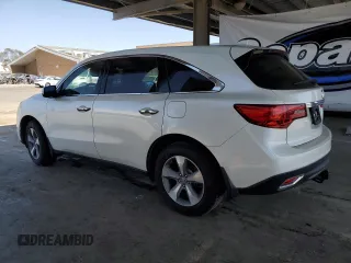 2016 Acura MDX with VIN 5FRYD4H21GB017596, listed as a Copart auction lot 60732925 with Not provided miles and Salvage title. Bid and sale history available at DreamBid. Image 2.