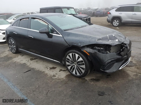 2023 Mercedes-Benz EQE with VIN W1KEG2BB8PF014575, listed as a Copart auction lot 47322745 with NaN miles and Salvage Title. Bid and sale history available at carsss.com. Image 4.