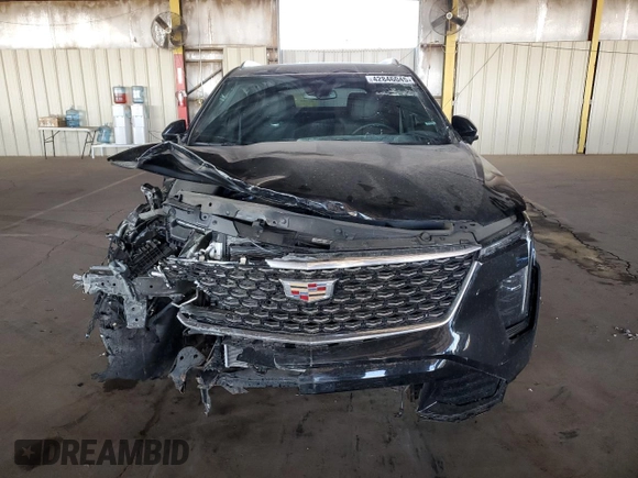 2024 Cadillac XT4 AWD Premium Luxury with VIN 1GYFZDR47RF153590, listed as a Copart auction lot 42846045 with 2,261 mi miles and Salvage title. Bid and sale history available at DreamBid. Image 5.