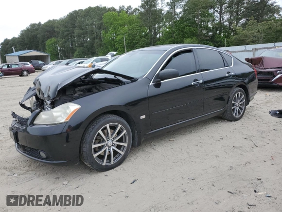 2006 Infiniti M with VIN JNKAY01FX6M254928, listed as a Copart auction lot 58397825 with Not provided miles and Salvage title. Bid and sale history available at DreamBid. Image 1.