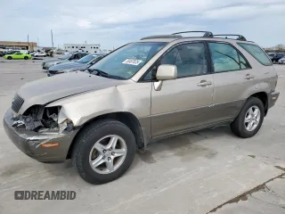 1999 Lexus RX 300 z VIN JT6HF10U2X0066349, wystawiony jako Copart lot #50467025 z przebiegiem 267 208 mil mil oraz Szkoda całkowita • Salvage title. Historia ofert i sprzedaży dostępna na DreamBid. Obrazek 1.