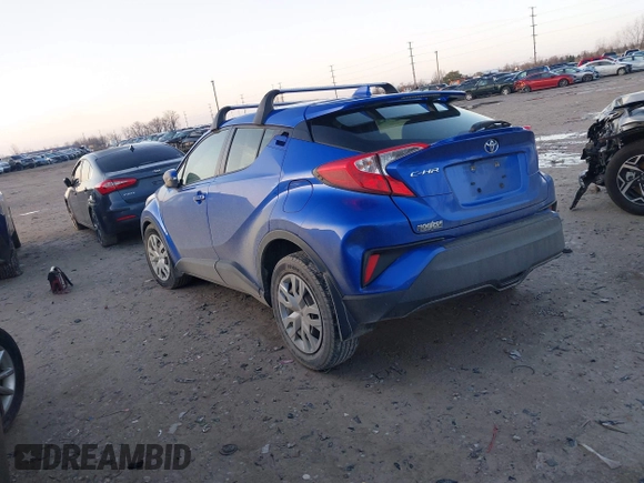 2020 Toyota C-HR LE with VIN JTNKHMBX8L1078376, listed as a IAAI auction lot 41199310 with 95,526 mi miles. Bid and sale history available at carsss.com. Image 3.
