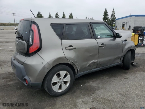 2015 Kia Soul with VIN KNDJN2A28F7201680, listed as a Copart auction lot 53632984 with 0 mi miles and Salvage Title. Bid and sale history available at carsss.com. Image 3.